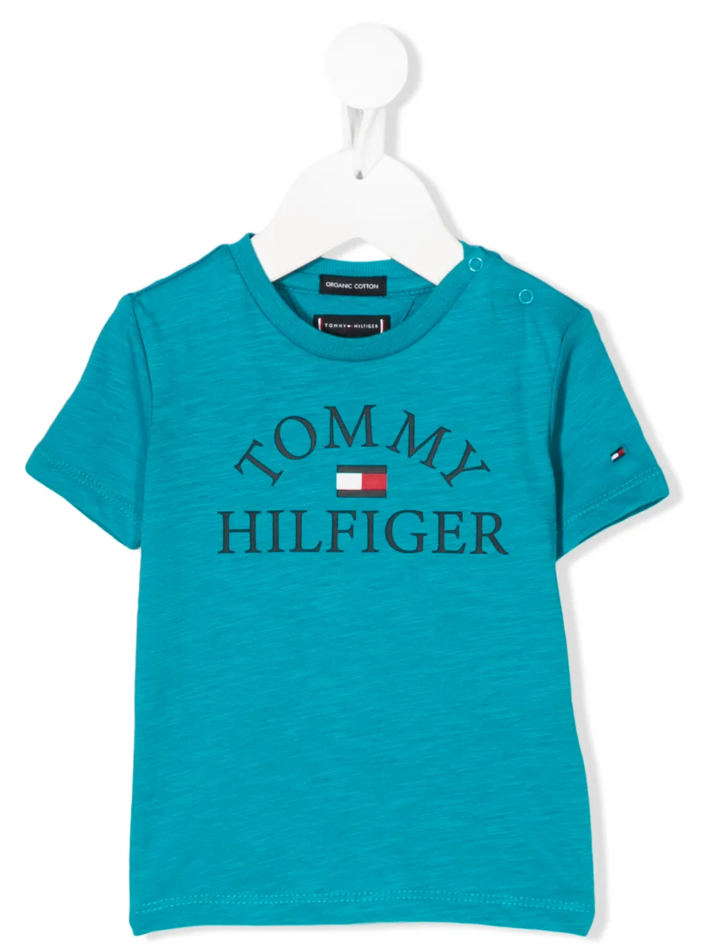 фото Tommy hilfiger junior logo print short sleeve t-shirt