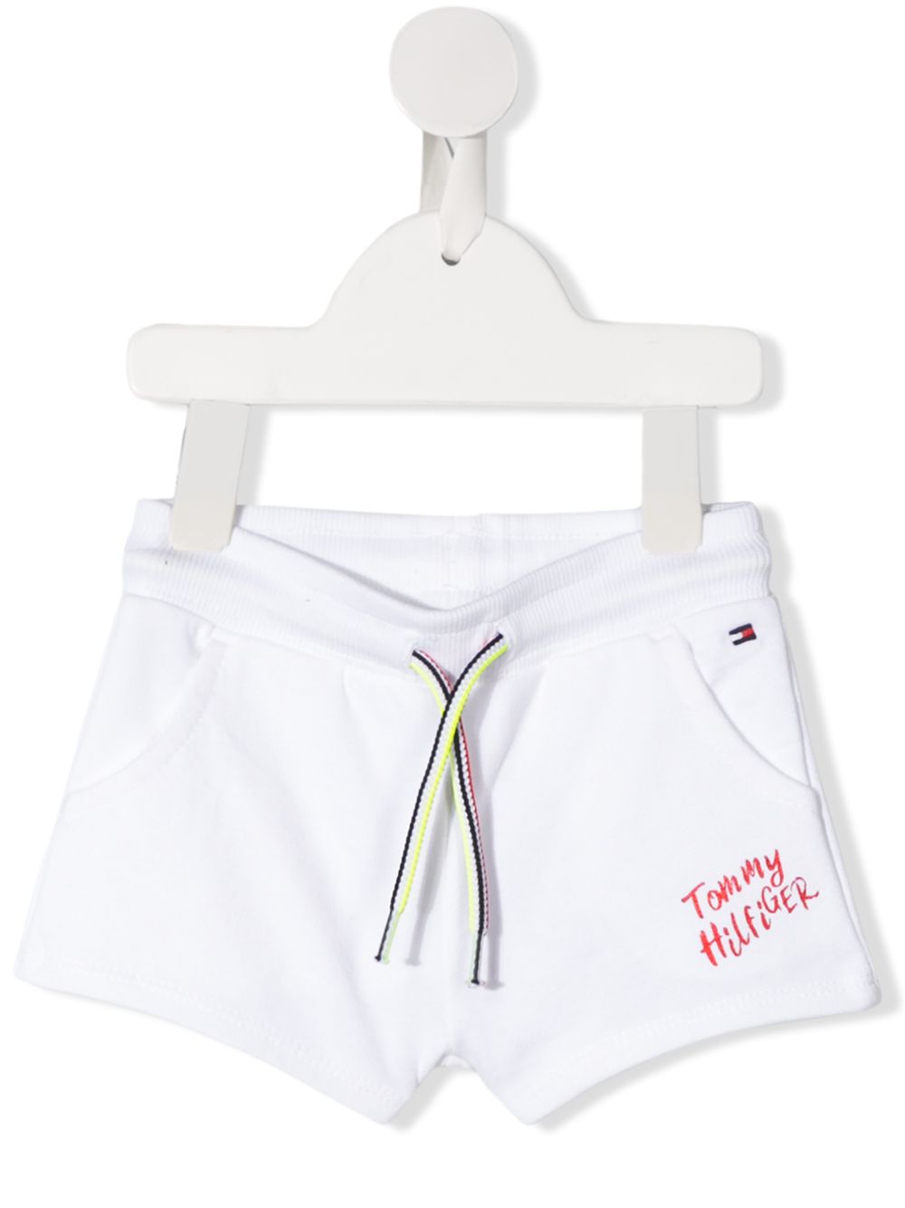 фото Tommy hilfiger junior logo print drawstring shorts