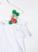 Miss Blumarine بلوزة بأبليكة زهرة