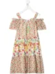 الصورة 1 من Miss Blumarine فستان بطبعة فراشة وكرانيش