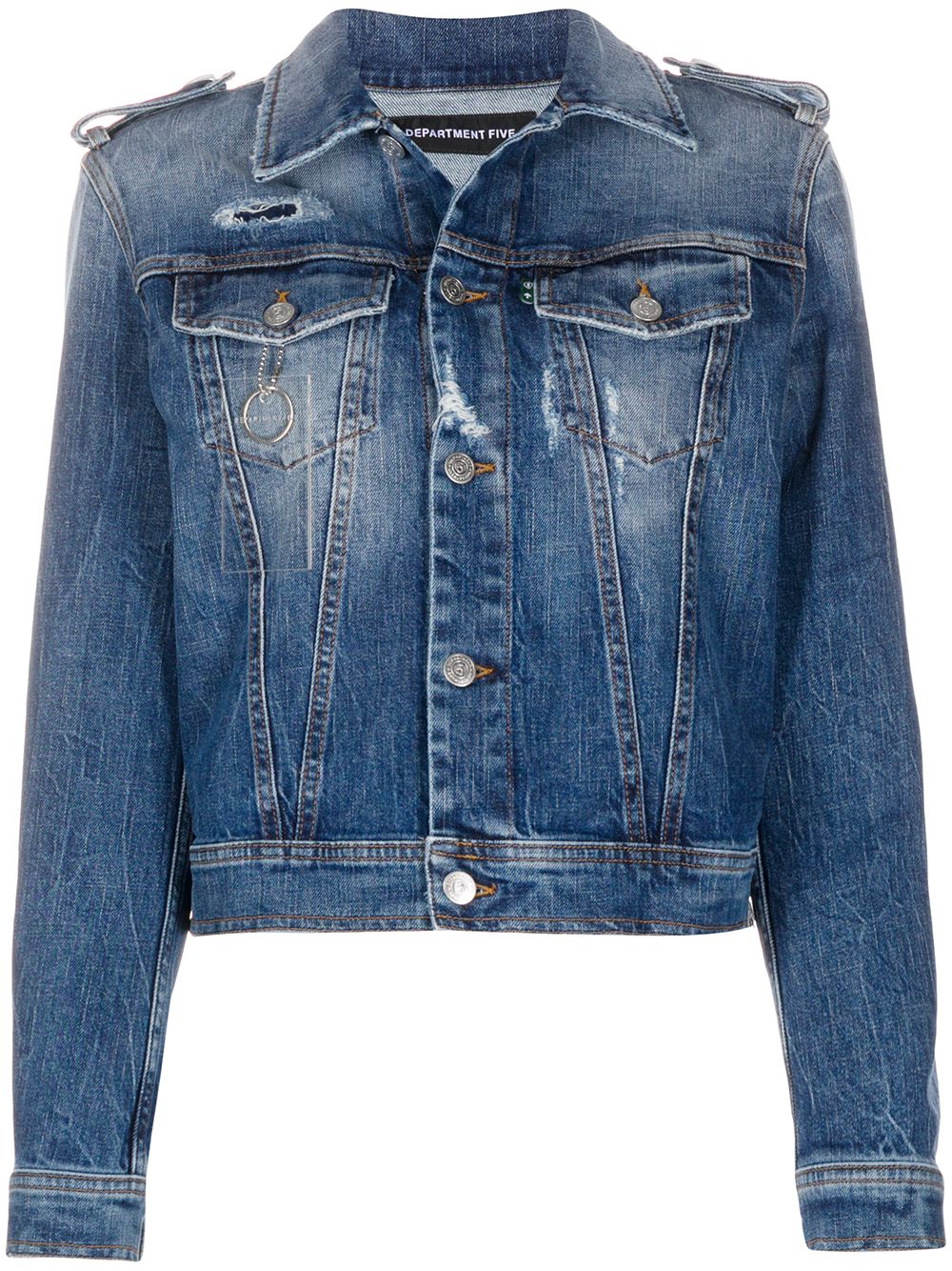 фото Department 5 stonewashed denim jacket