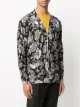 Laneus floral-print V-neck cardigan