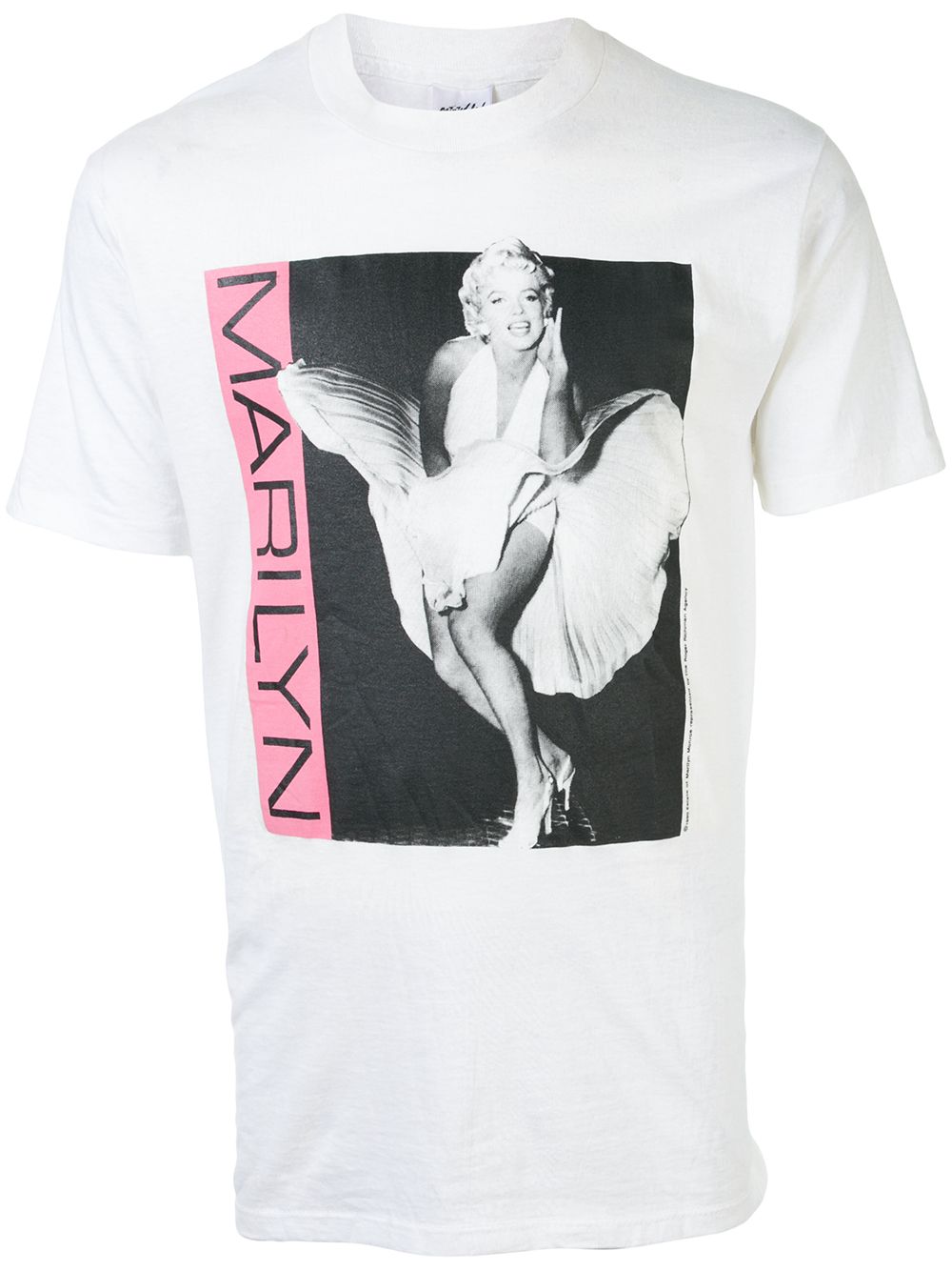 Pre-owned Fake Alpha Vintage Marilyn Monroe Print T-shirt In White