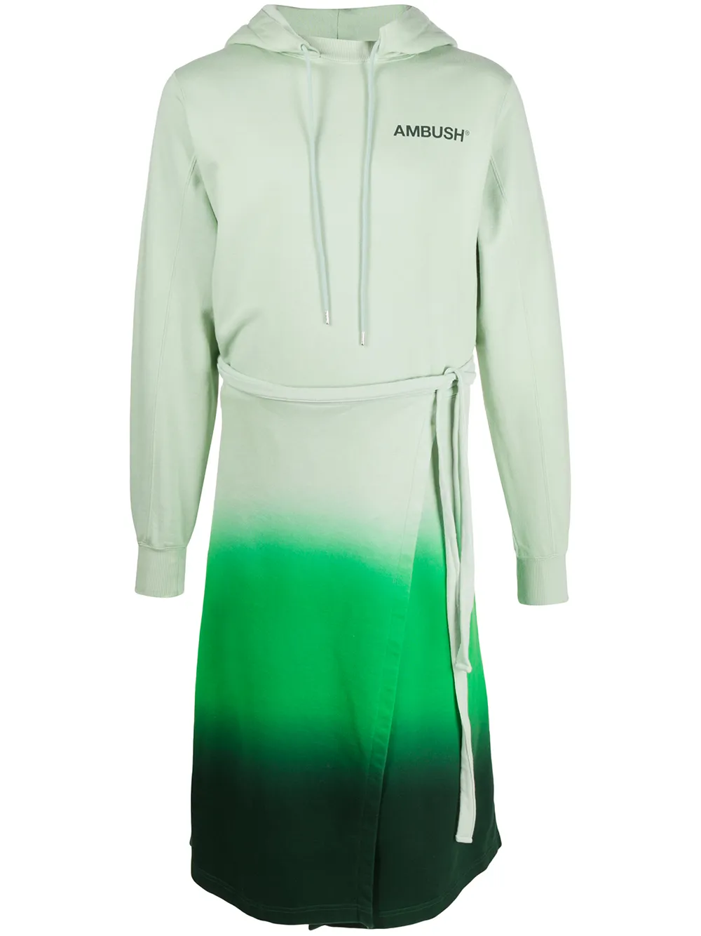 AMBUSH vestido con capucha | verde | Image 1