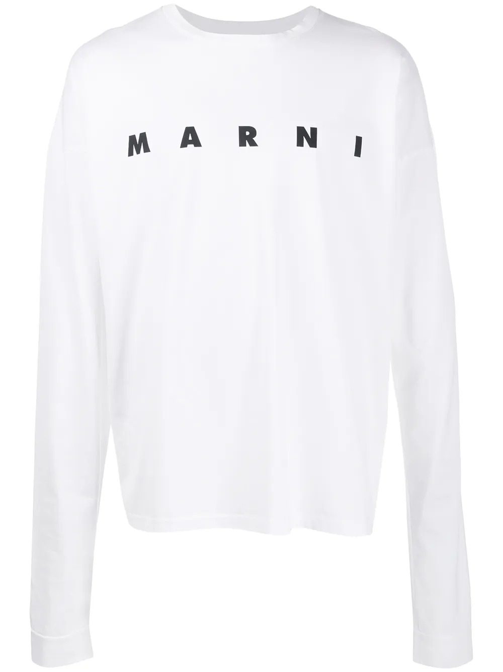 t-shirt manches longues à logo imprimé