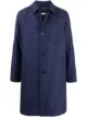 Image 1 of Marni grid print mid-length jacket