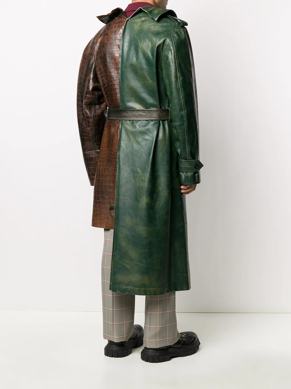 фото Marni asymmetric deconstructed trench coat