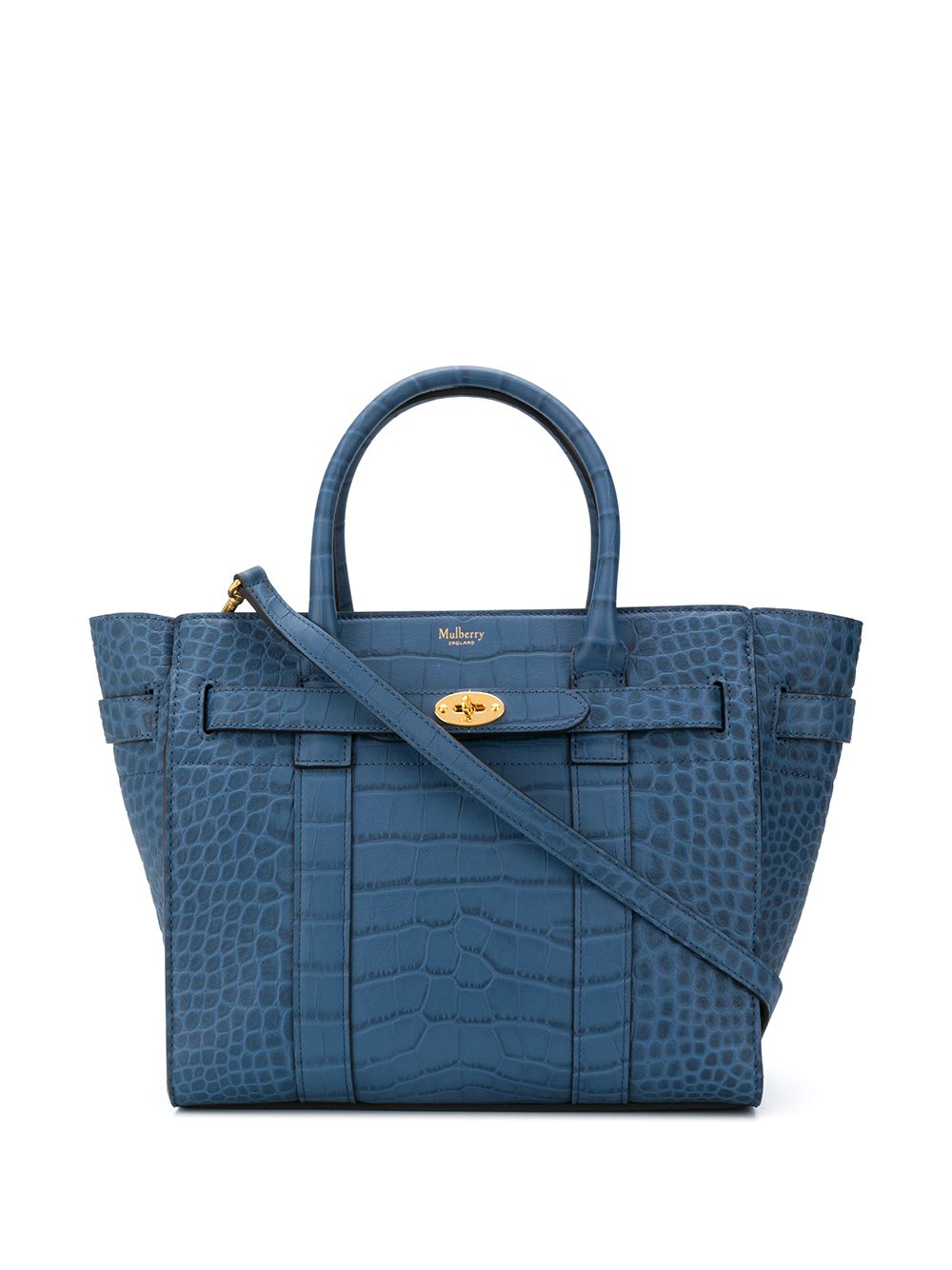 фото Mulberry маленькая сумка-тоут bayswater на молнии