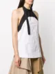 LOEWE pleated halterneck blouse