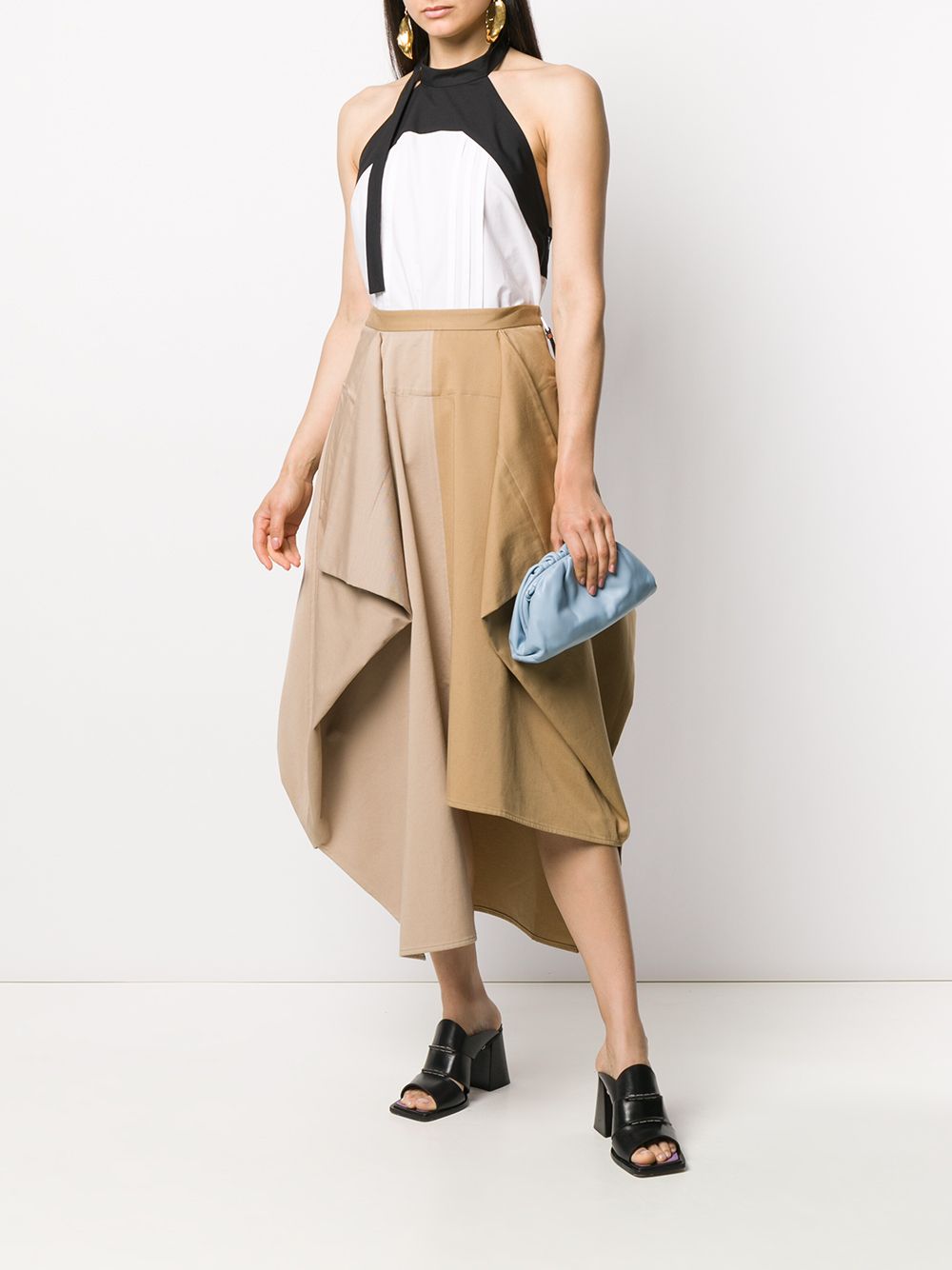 фото Loewe pleated halterneck blouse