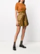 Fendi gingham paperbag shorts