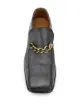 Marni chain square toe loafers