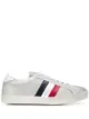 Image 1 sur Moncler baskets rayées à effet usé