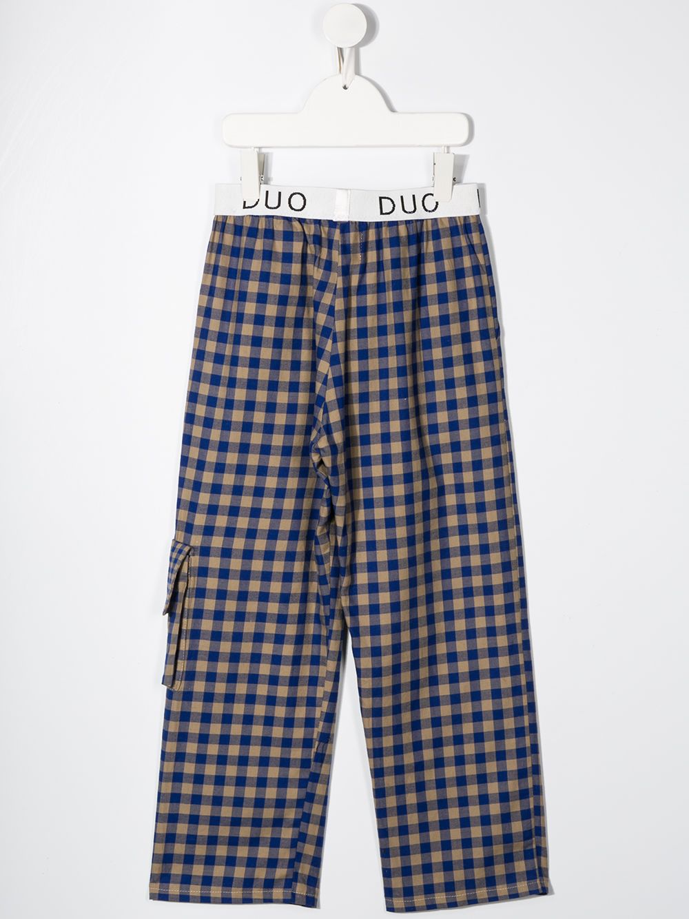 фото Duoltd брюки в клетку с карманами