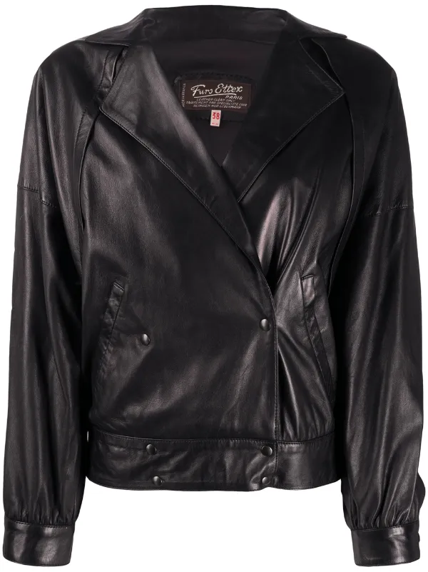 double breasted motorcycle jacket