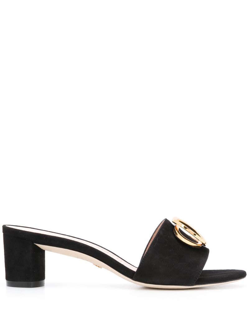 Stuart Weitzman Evetta Sandals In Black