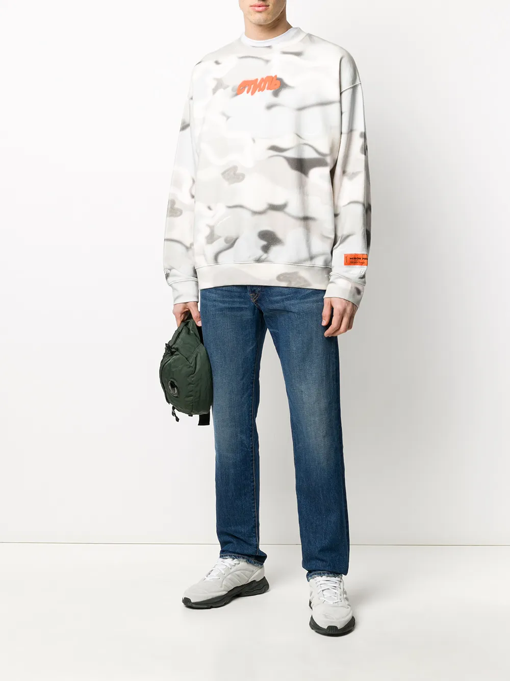 RE/DONE Jeans met vervaagd-effect - Blauw