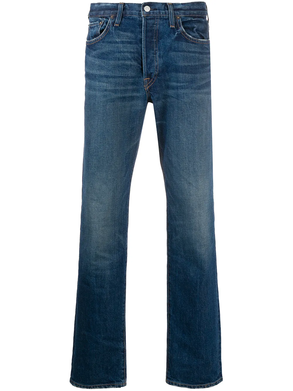 

RE/DONE jeans slim con efecto degradado - Azul