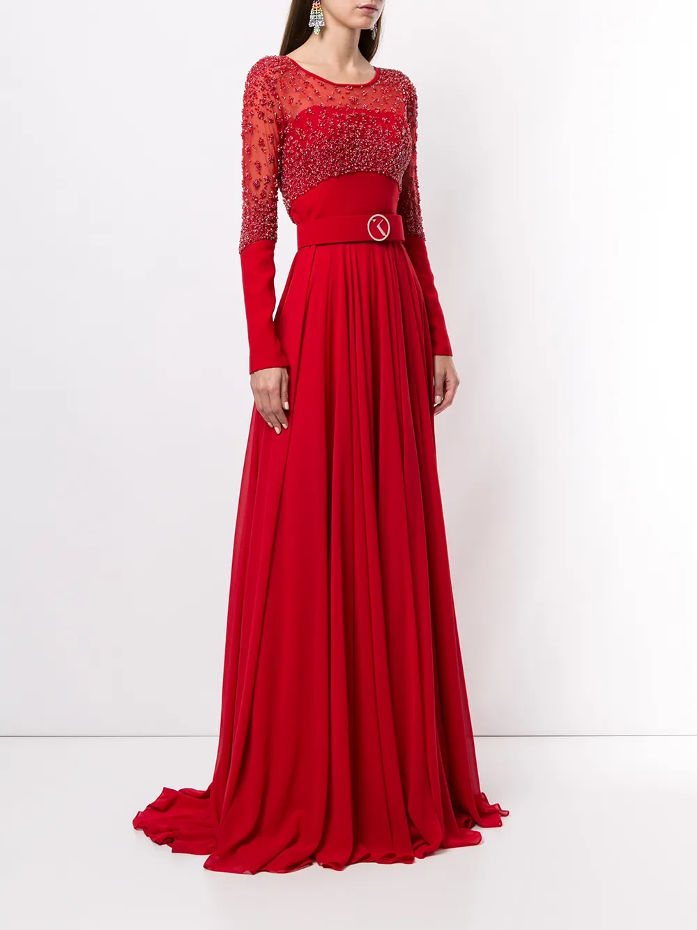 фото Saiid kobeisy вечернее платье с бисером