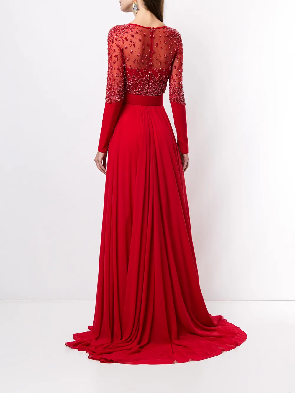 фото Saiid kobeisy вечернее платье с бисером