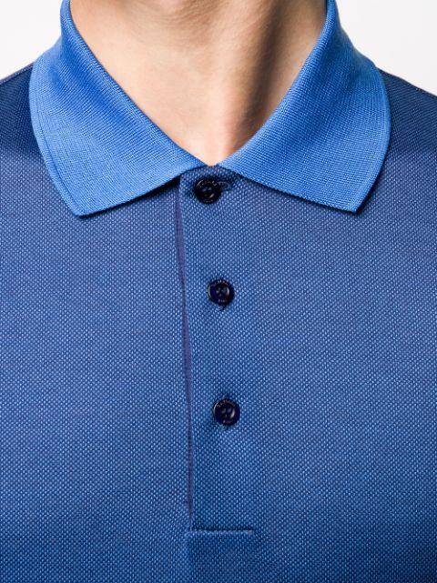 Canali Plain Polo Shirt - Farfetch