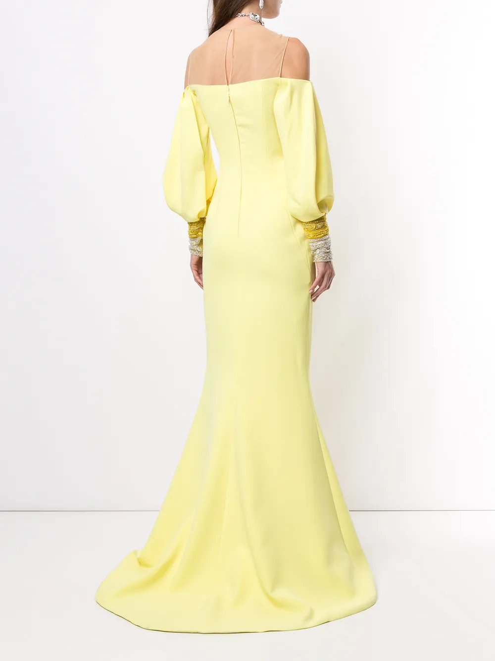 фото Saiid kobeisy платье с открытыми плечами