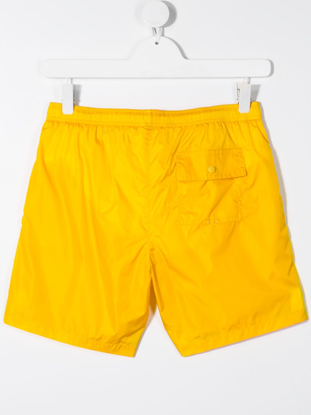 yellow moncler shorts