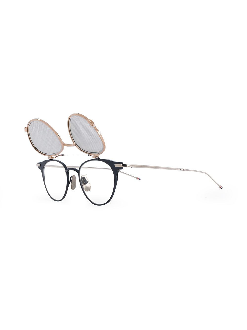 фото Thom browne eyewear солнцезащитные очки в круглой оправе