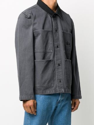 patch-pocket denim jacket展示图