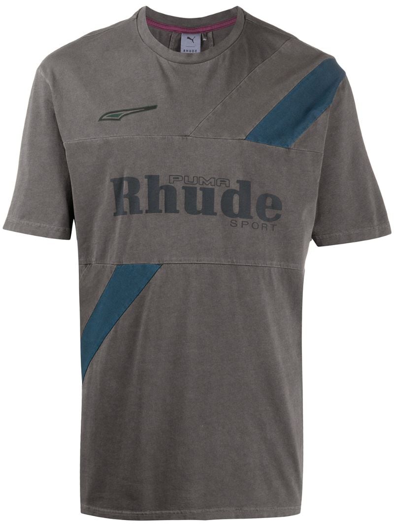 PUMA X RHUDE LOGO PRINT CREW NECK T