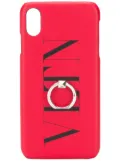 Valentino Garavani VLTN Rockstud iPhone X Max case - Red