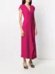 Roland Mouret فستان ميدي بأكمام قصيرة