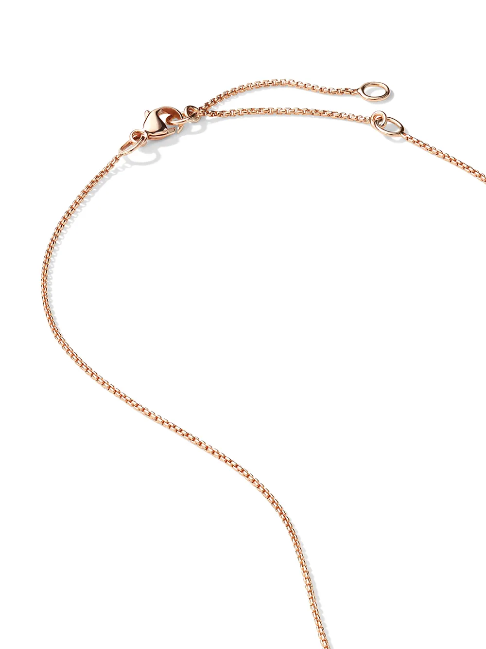 David Yurman Chatelaine 18k Rose Gold Morganite Necklace In D8ramodi