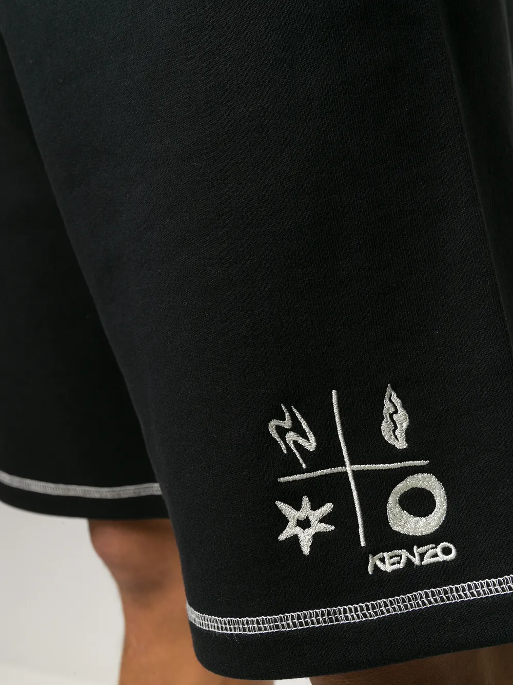 фото Kenzo спортивные шорты с вышивкой
