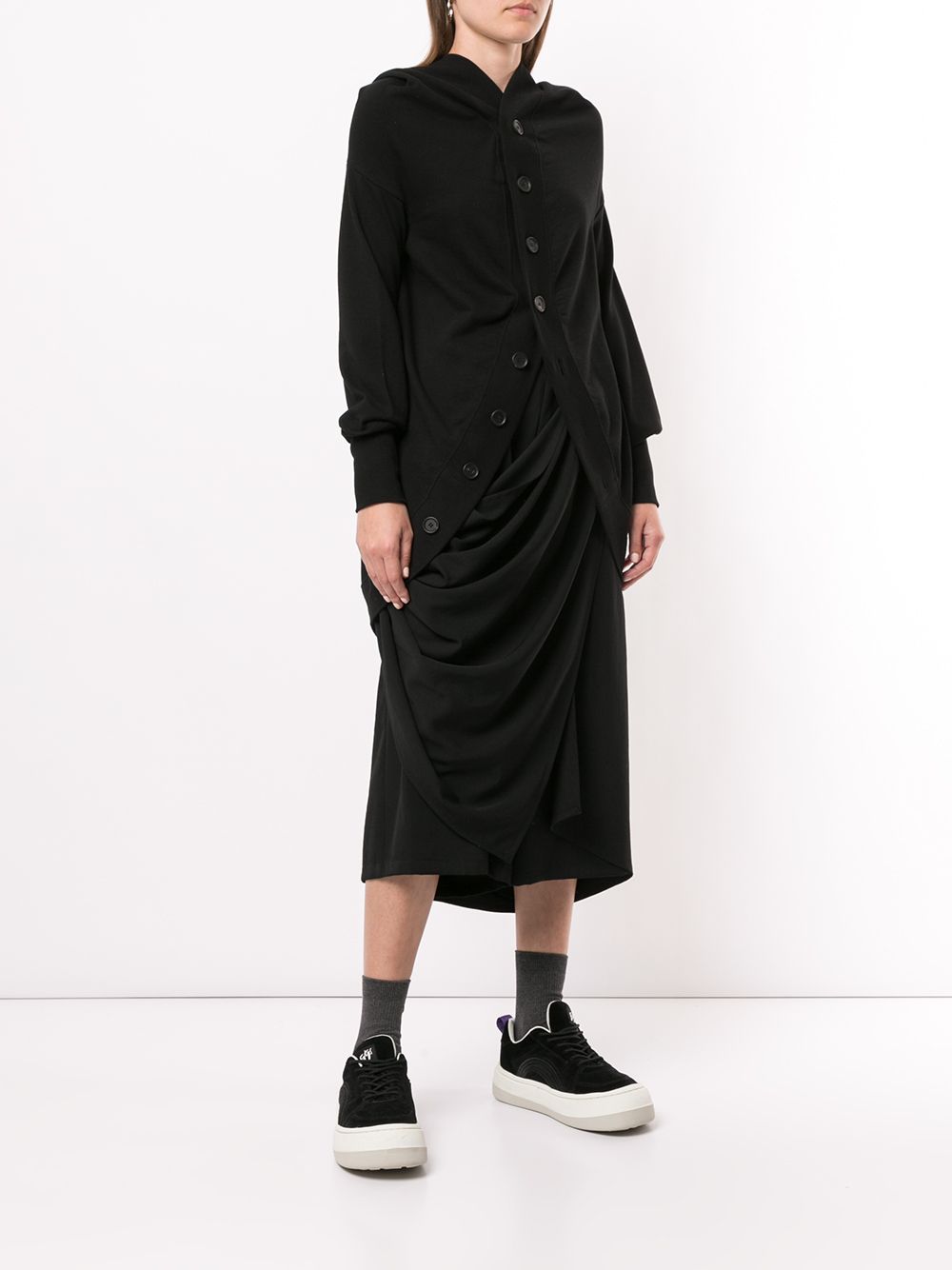 фото Yohji yamamoto кардиган с капюшоном