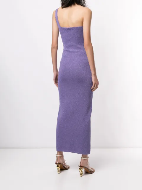 adalane asym knit midi dress