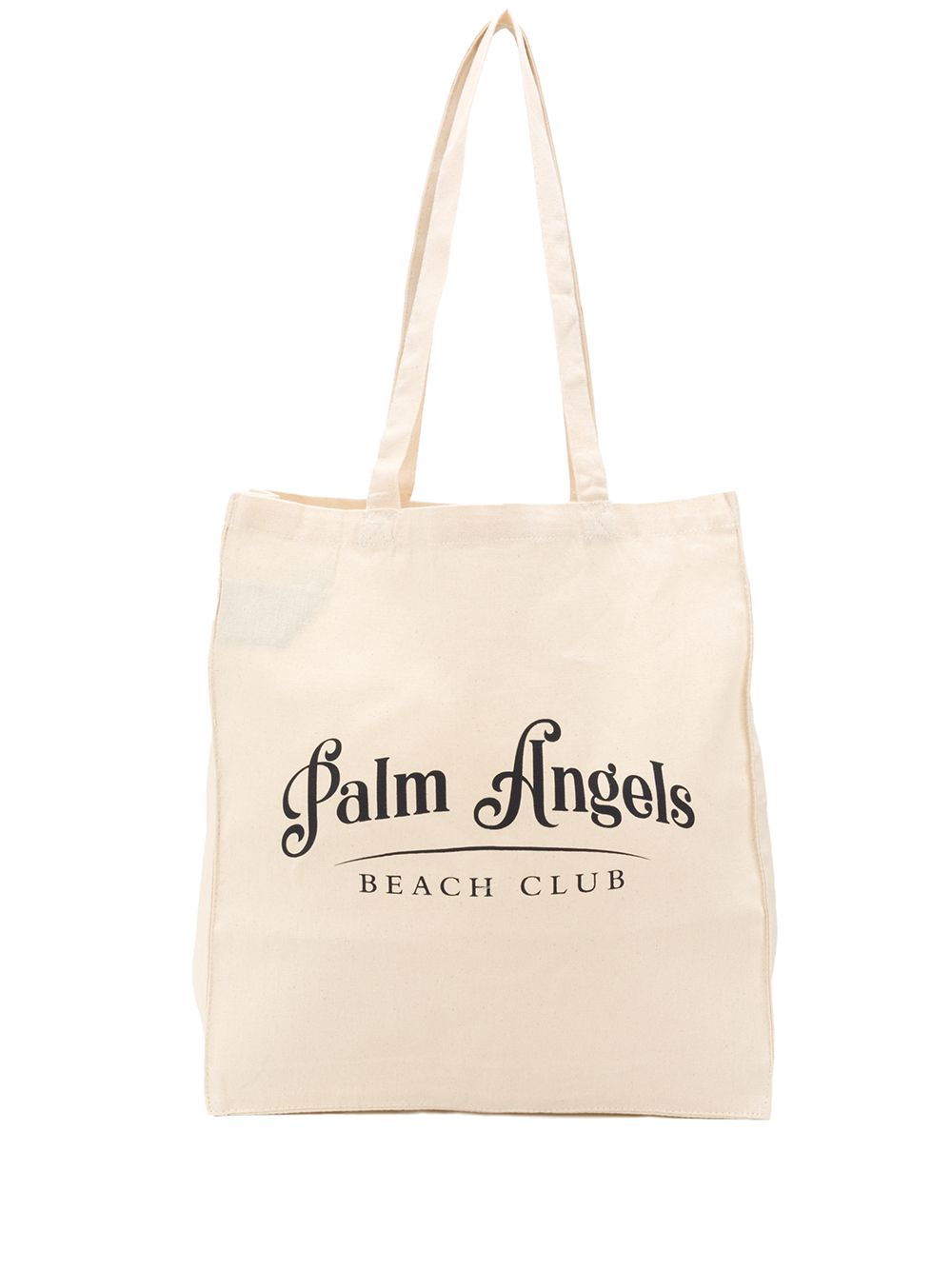 фото Palm angels сумка-тоут beach club с логотипом
