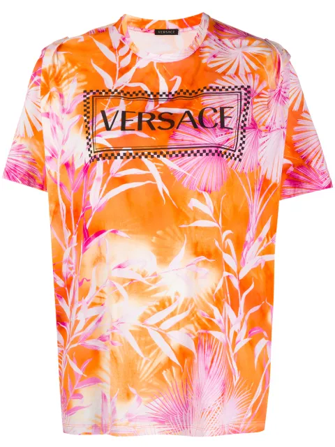 versace jungle print t shirt