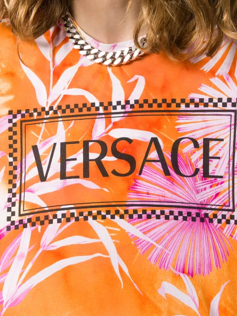 versace jungle print t shirt