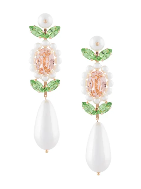 Simone Rocha faux pearl crystal earrings