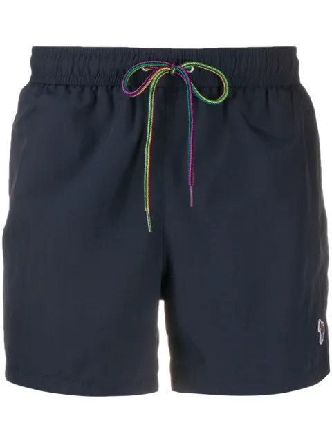 Paul Smith zebra patch swim shorts