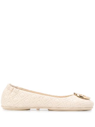 Quilted minnie flat online tory burch