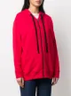 Fendi printed Karligraphy motif zip-up hoodie