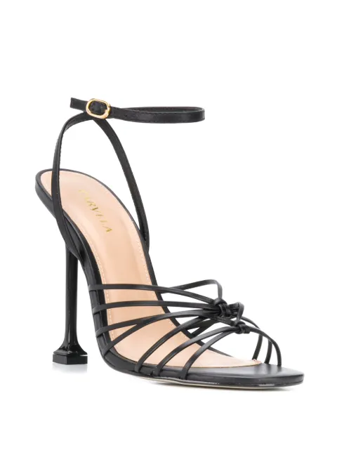 carvela black flat sandals