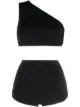 Image 1 of Bottega Veneta one-shoulder two-piece bikini