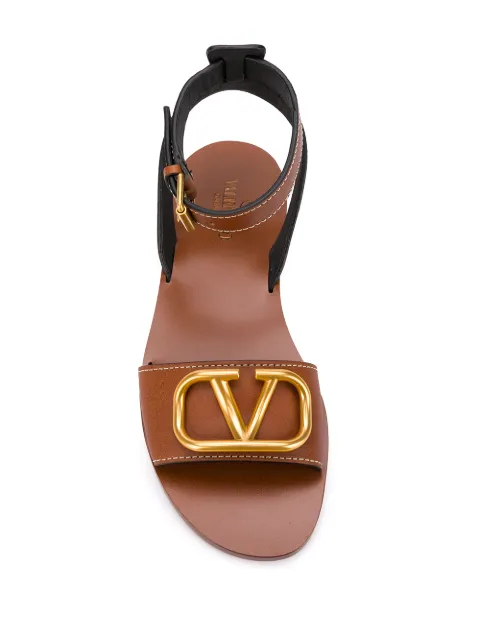 valentino vlogo flat sandals