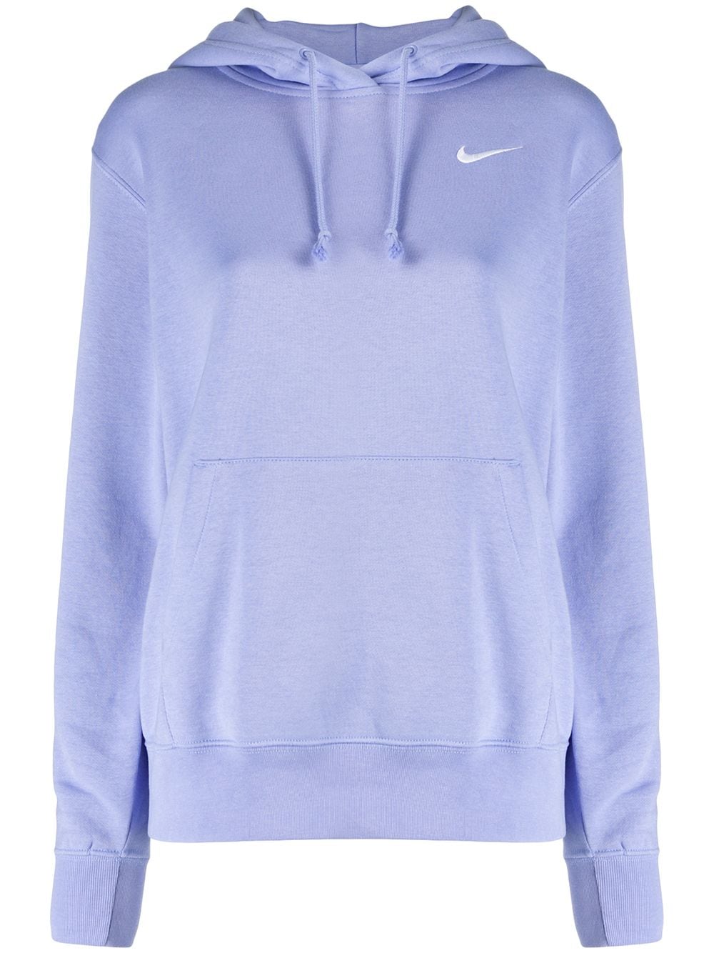 Nike Embroidered Logo Hoodie In Lila