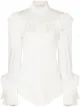Image 1 of The Vampire's Wife Frill Seeker ruffled cotton shirt