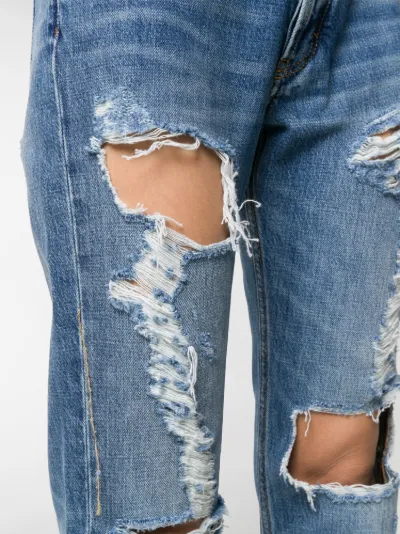 Givenchy ripped distressed jeans blue 