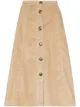 Image 1 of Etro corduroy button midi skirt
